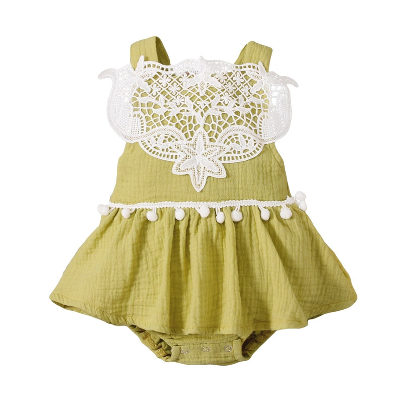 Body Infantil Feminino Renda e Bolinhas