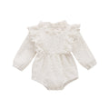 Body Infantil Feminino Renda e Bolinhas