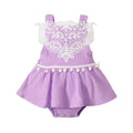 Body Infantil Feminino Renda e Bolinhas