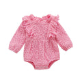 Body Infantil Feminino Renda e Bolinhas