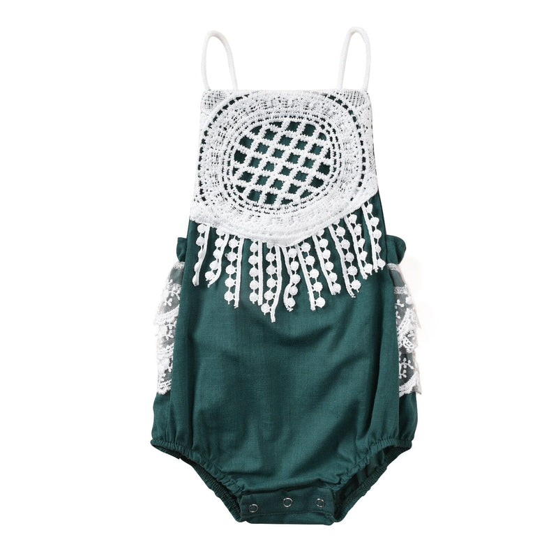 Body Infantil Feminino Renda