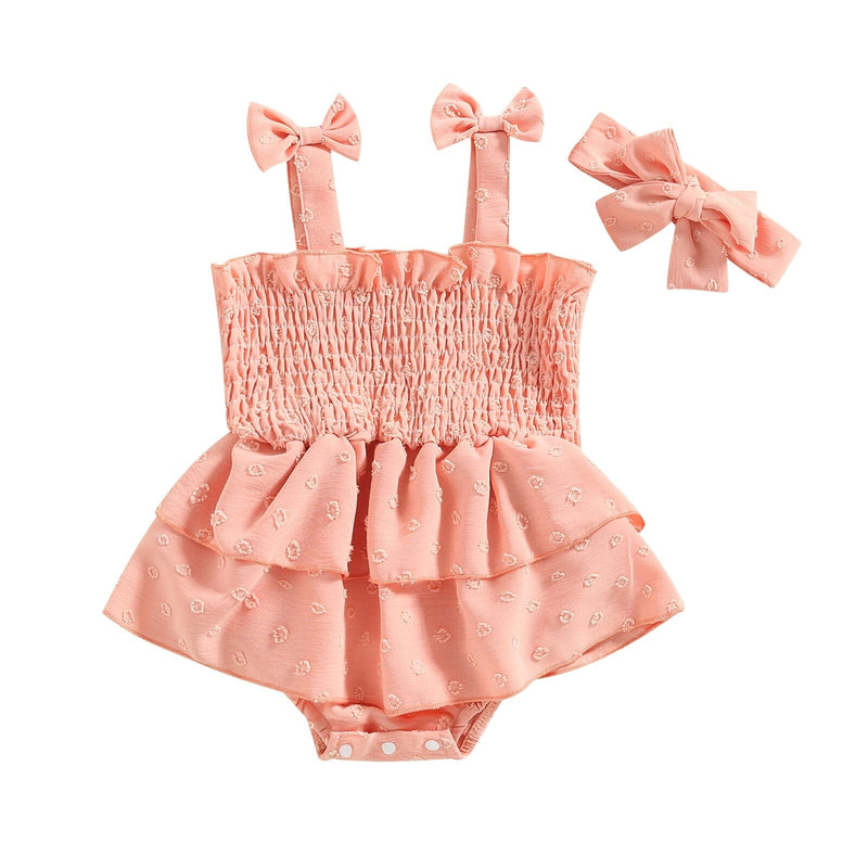 Body Infantil Feminino Rosa e Verde + Faixa