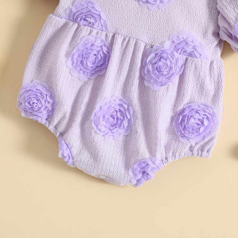 Body Infantil Feminino Rosas + Faixa