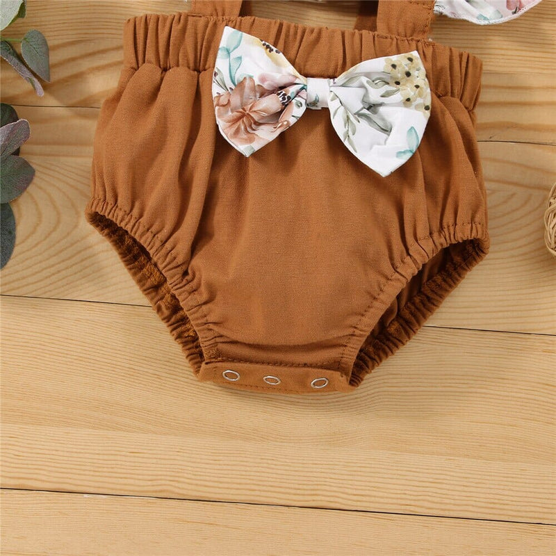 Body Infantil Feminino Rosas Lacinho