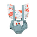 Body Infantil Feminino Rosas Lacinho