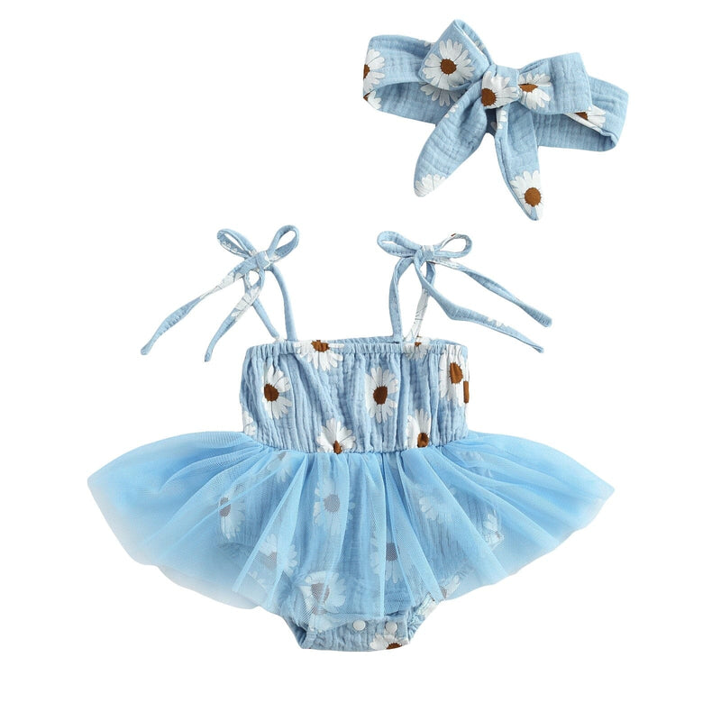 Body Infantil Feminino Sainha Tule + Faixa