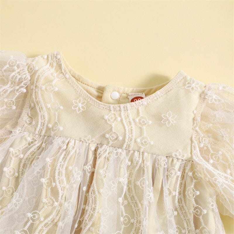 Body Infantil Feminino Vestidinho Tule