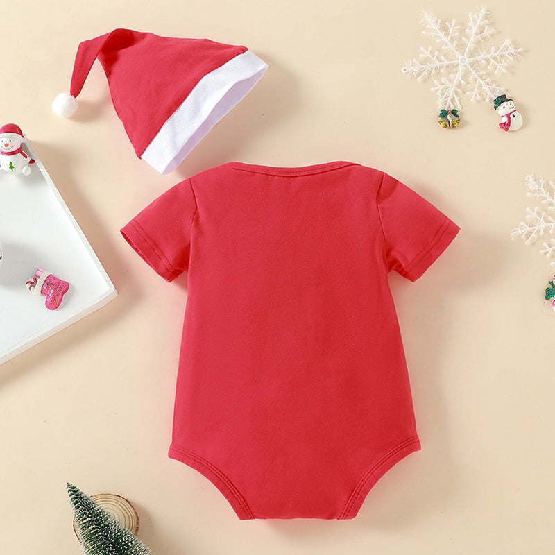 Body Infantil "Meu Primeiro Natal" + Gorro