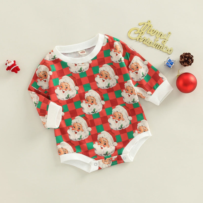 Body Infantil Papai Noel Feliz