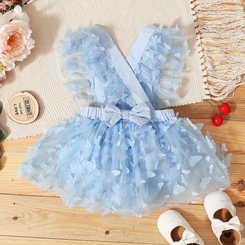 Body Infantil Vestido Borboleta