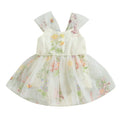 Body Vestido Infantil Bordado Flores