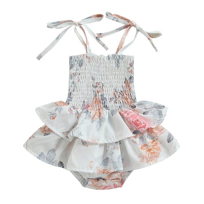 Body  Vestido Infantil Feminino Rosas