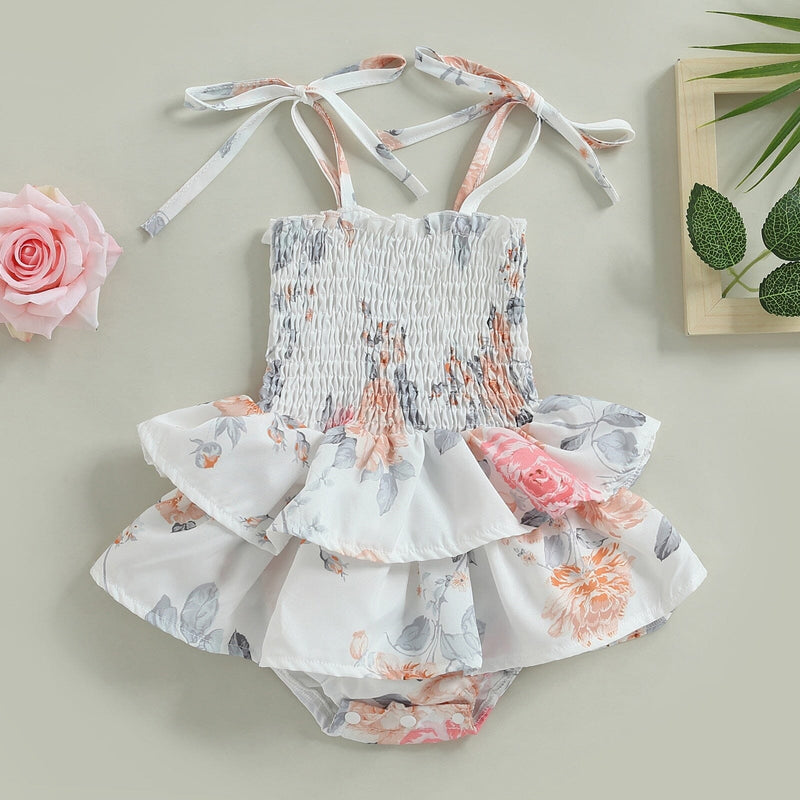 Body  Vestido Infantil Feminino Rosas