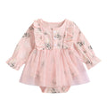 Body Vestido Infantil Floresta