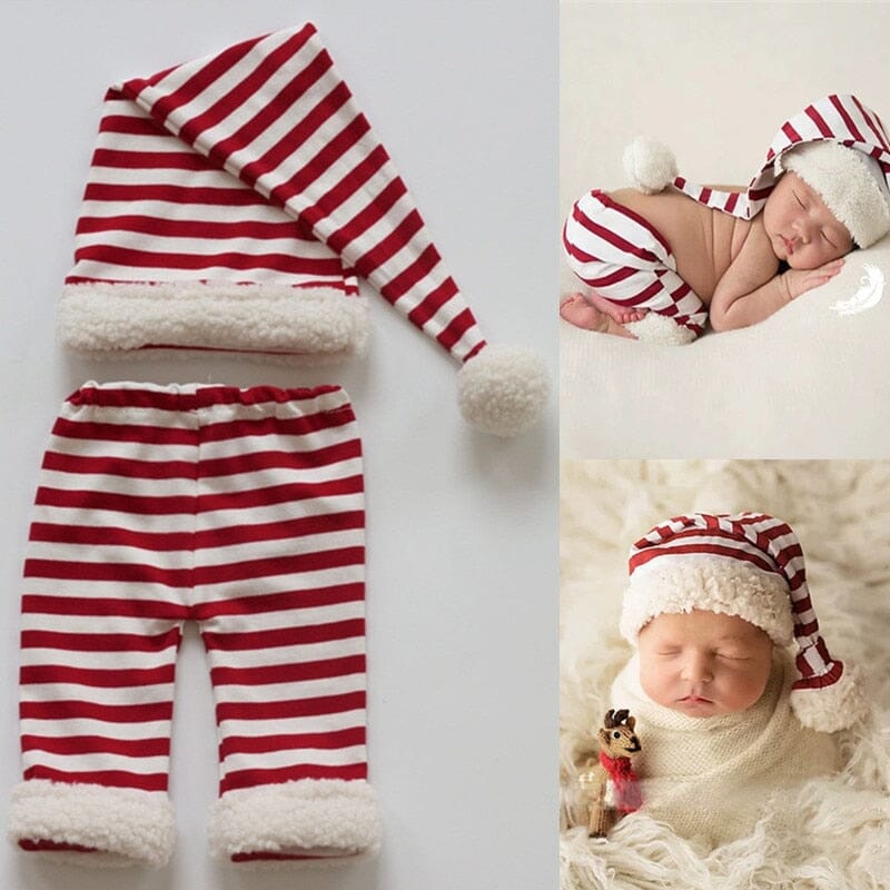 Calça Newborn Natal + Gorro