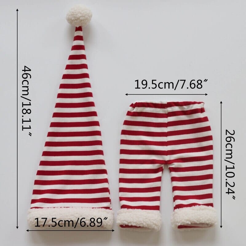 Calça Newborn Natal + Gorro