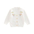 Cardigan Infantil Feminino Bordado