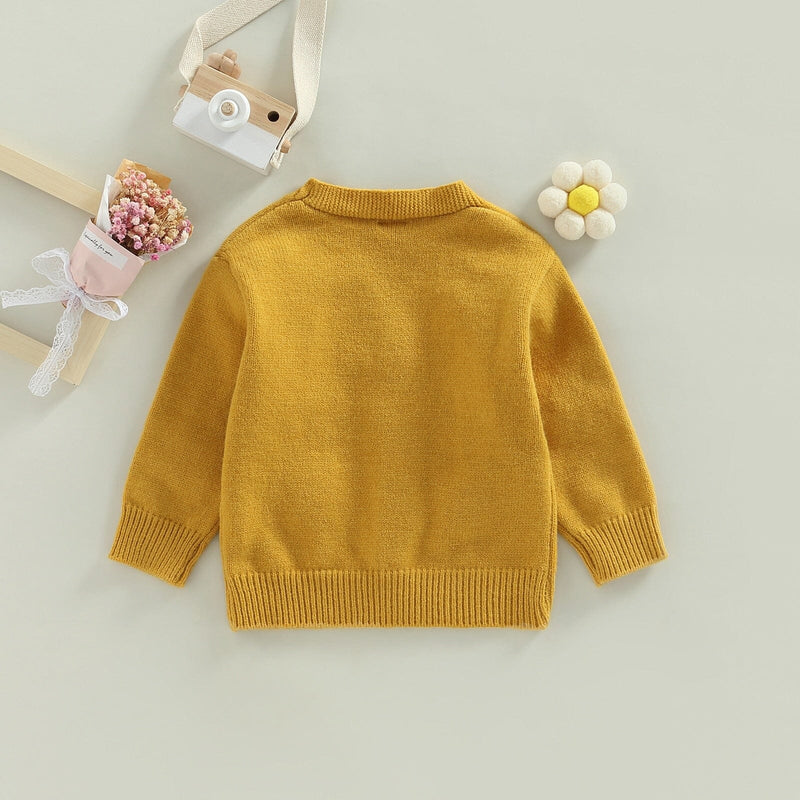 Cardigan Infantil Flores