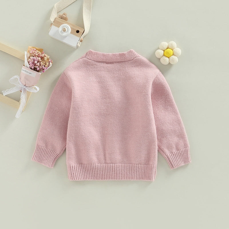 Cardigan Infantil Flores