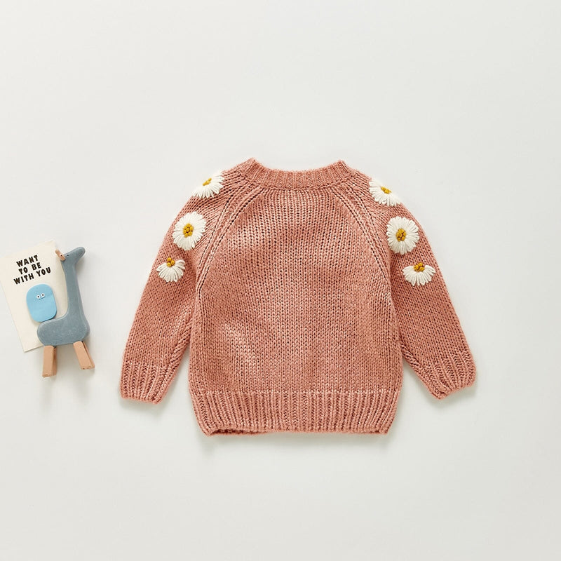 Cardigan Infantil Margaridas