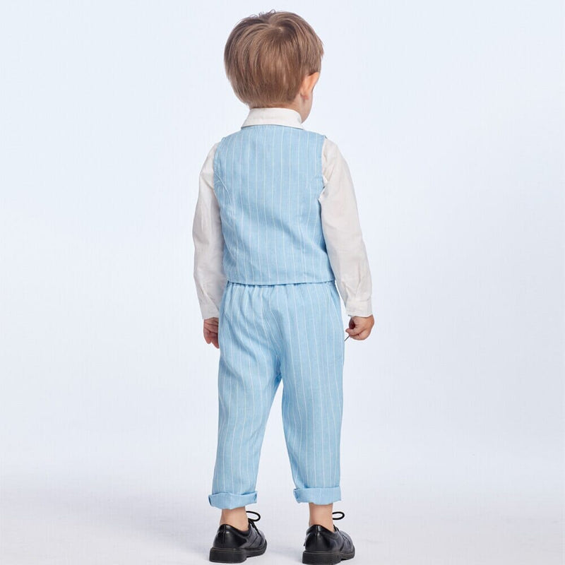 Conjunto Infantil Batizado Azul