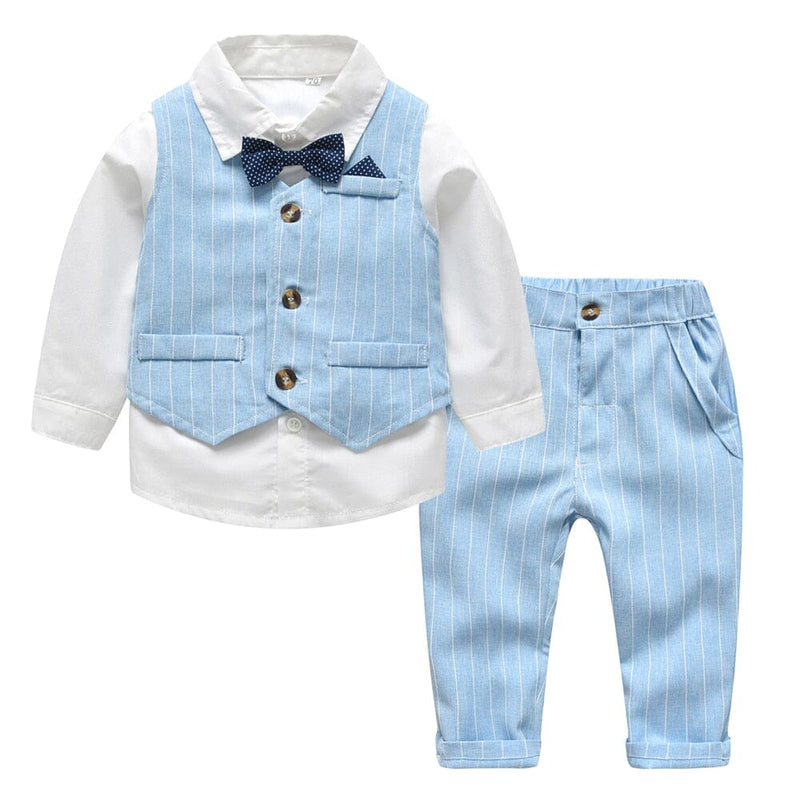 Conjunto Infantil Batizado Azul