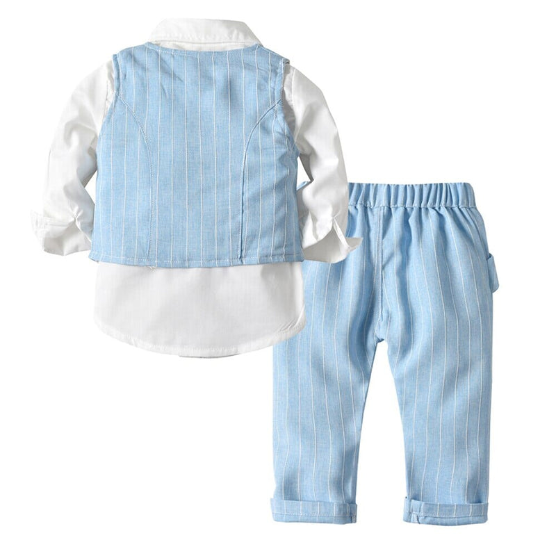 Conjunto Infantil Batizado Azul