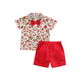 Conjunto Infantil de Natal Gravatinha