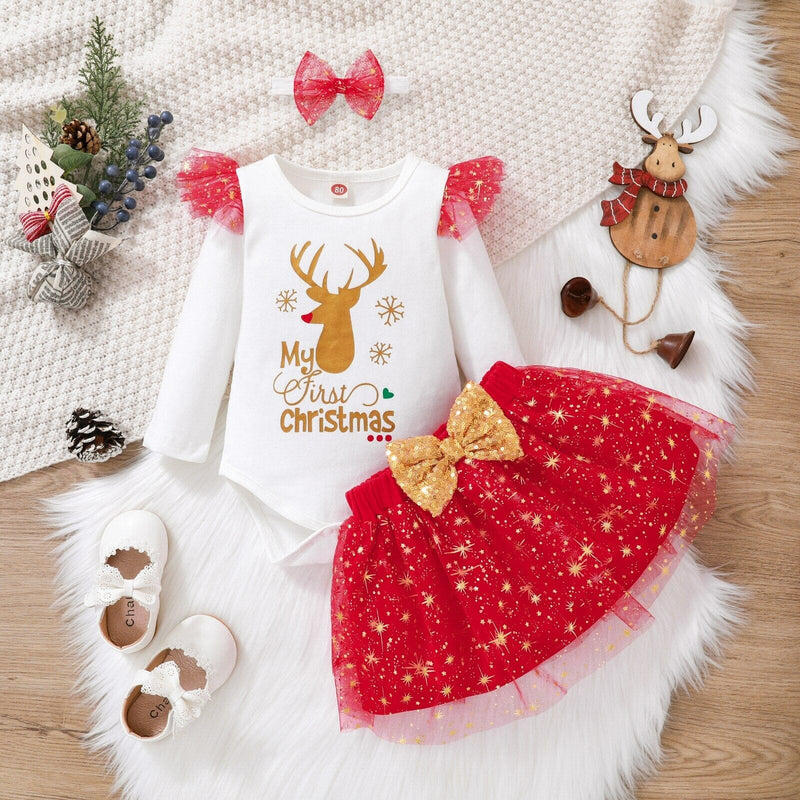 Conjunto Infantil Feminino Baby Noel