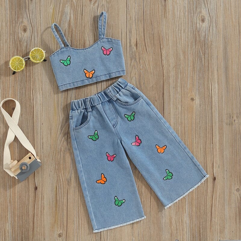 Conjunto Infantil Feminino Borboletas