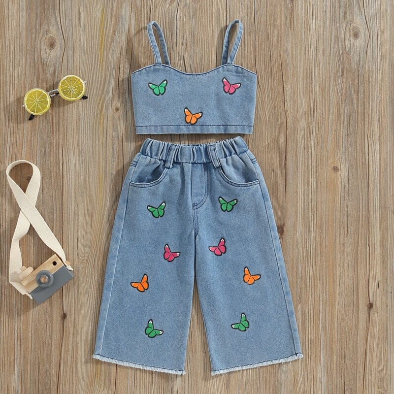 Conjunto Infantil Feminino Borboletas