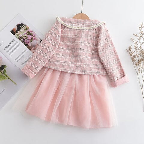 Conjunto Infantil Feminino Botões Tule