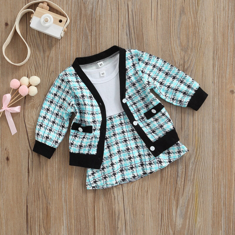 Conjunto Infantil Feminino Boutique Azul