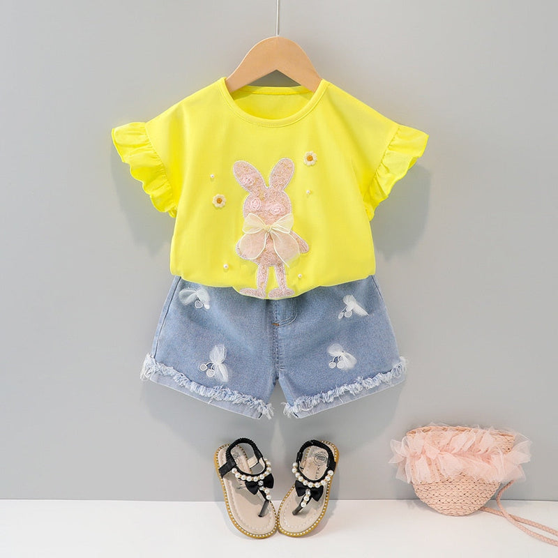 Conjunto Infantil Feminino Coelhinho