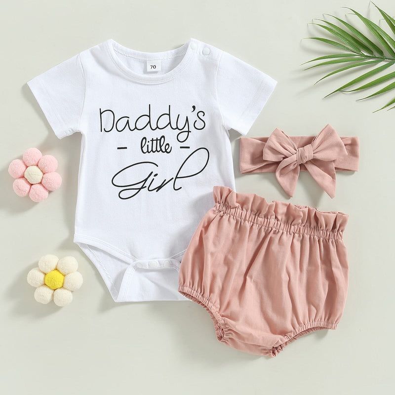 Conjunto Infantil Feminino Daddy + Faixa