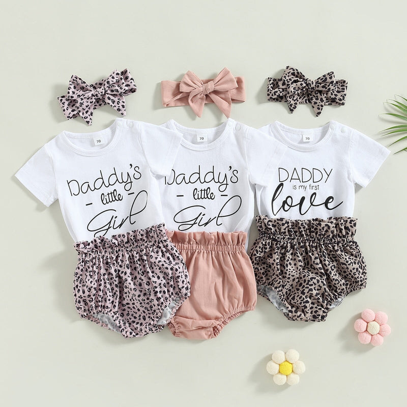 Conjunto Infantil Feminino Daddy + Faixa