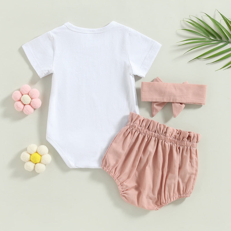 Conjunto Infantil Feminino Daddy + Faixa