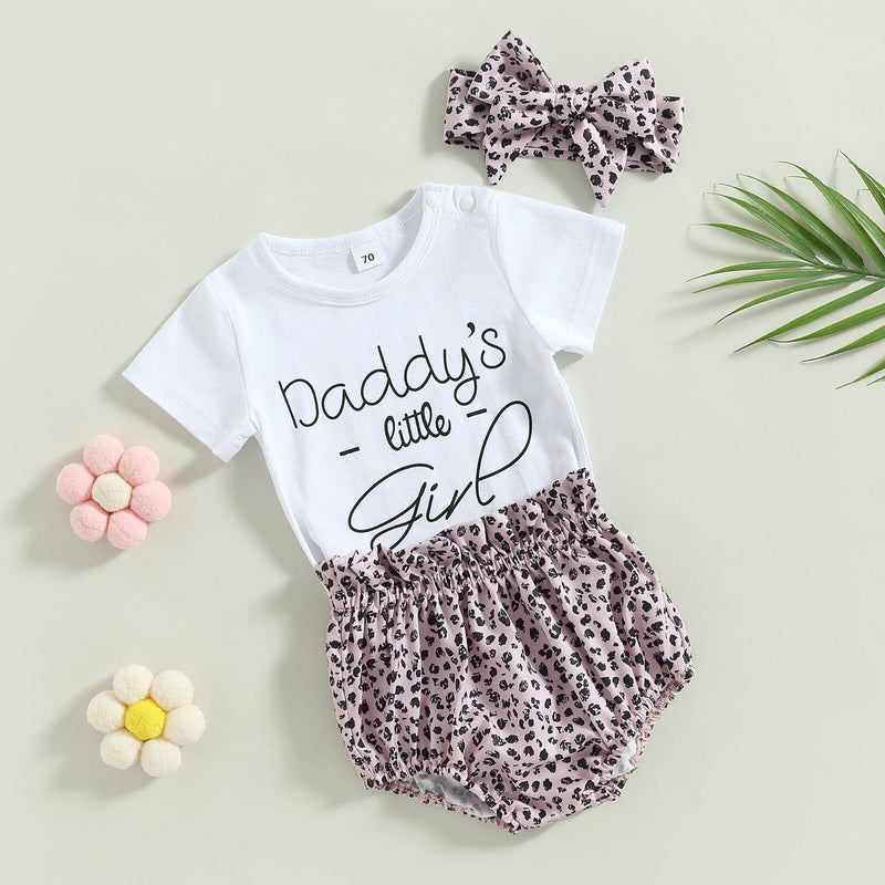 Conjunto Infantil Feminino Daddy + Faixa