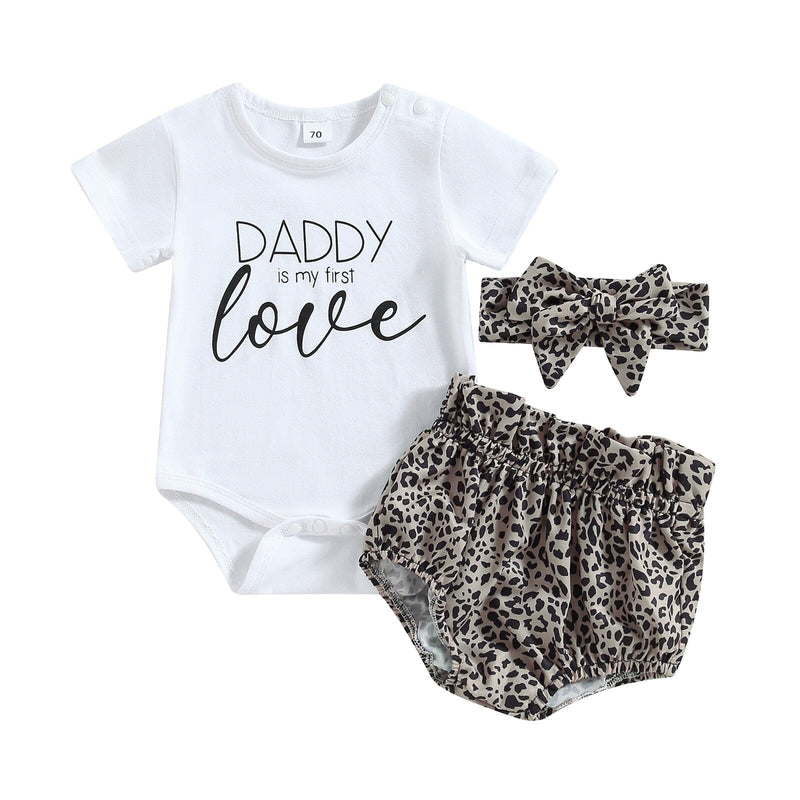 Conjunto Infantil Feminino Daddy + Faixa