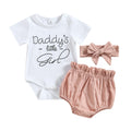 Conjunto Infantil Feminino Daddy + Faixa