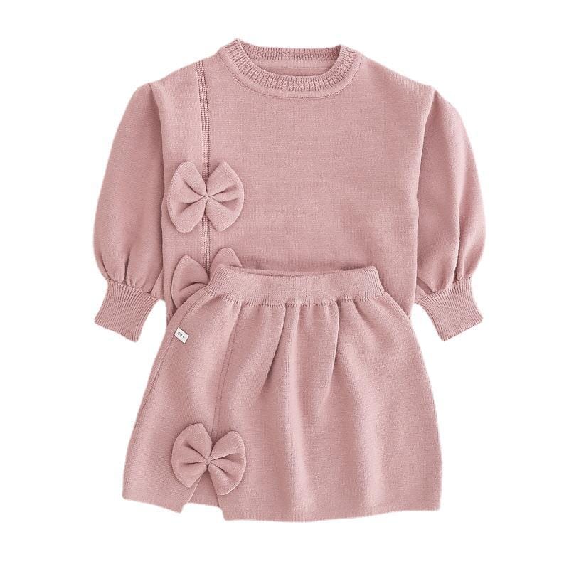 Conjunto Infantil Feminino Inverno Laçinho