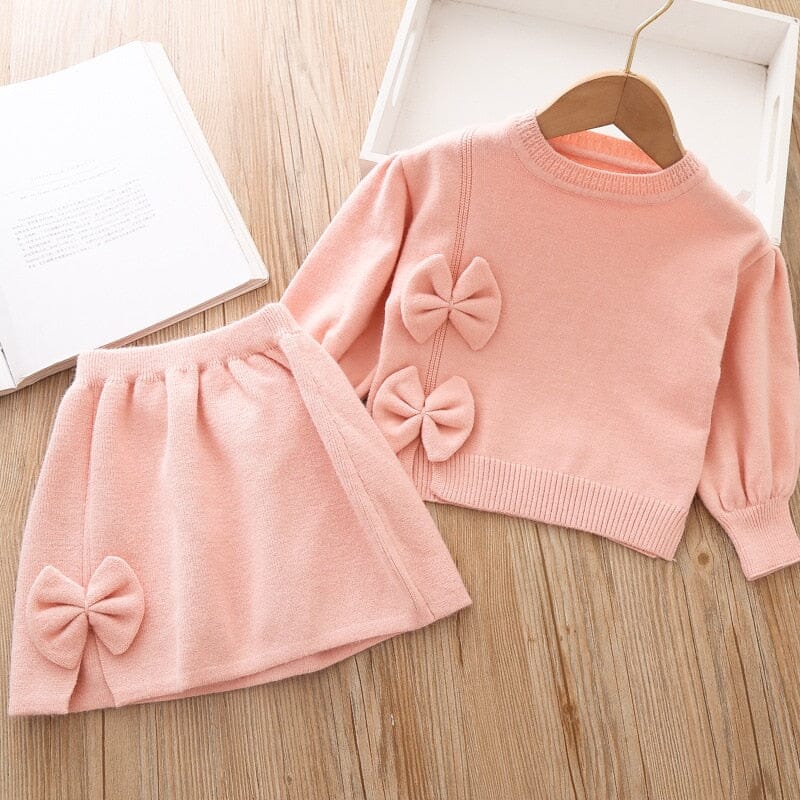 Conjunto Infantil Feminino Inverno Laçinho