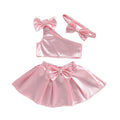 Conjunto Infantil Feminino Lacinhos + Faixa