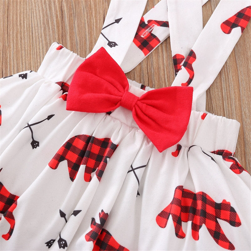 Conjunto Infantil Feminino "Meu 1º Natal