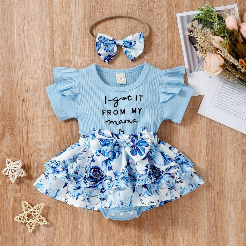 Conjunto Infantil Feminino "Peguei da Mamãe"