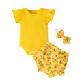 Conjunto Infantil Feminino Primavera + Faixa