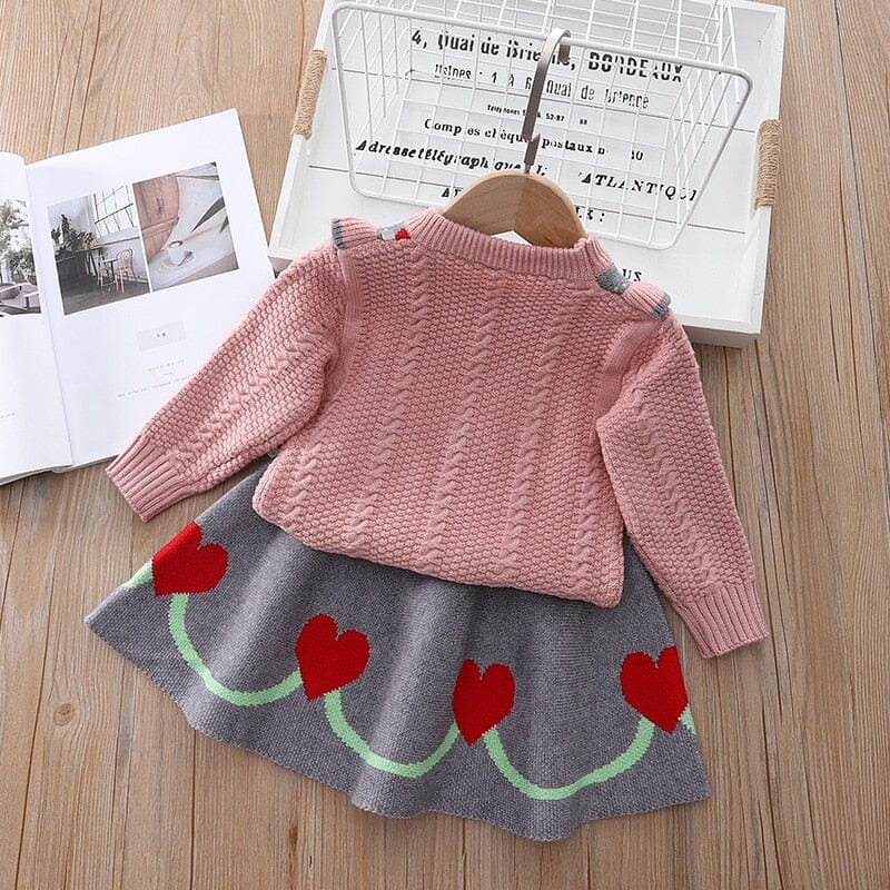 Conjunto Infantil Feminino Princesinha Coração