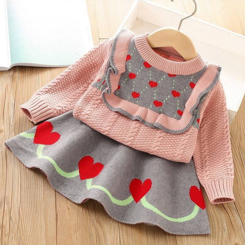 Conjunto Infantil Feminino Princesinha Coração