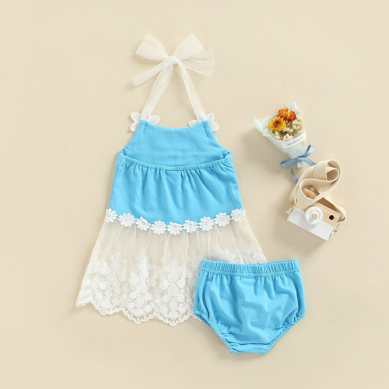 Conjunto Infantil Feminino Renda