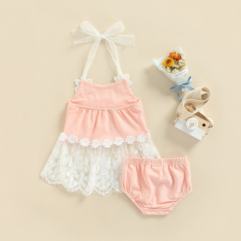 Conjunto Infantil Feminino Renda